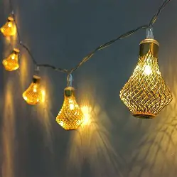 Moroccan Copper LED String Lights thumbnail 4