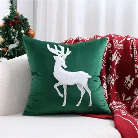 Christmas Theme Cushion Pillow Cover thumbnail 4